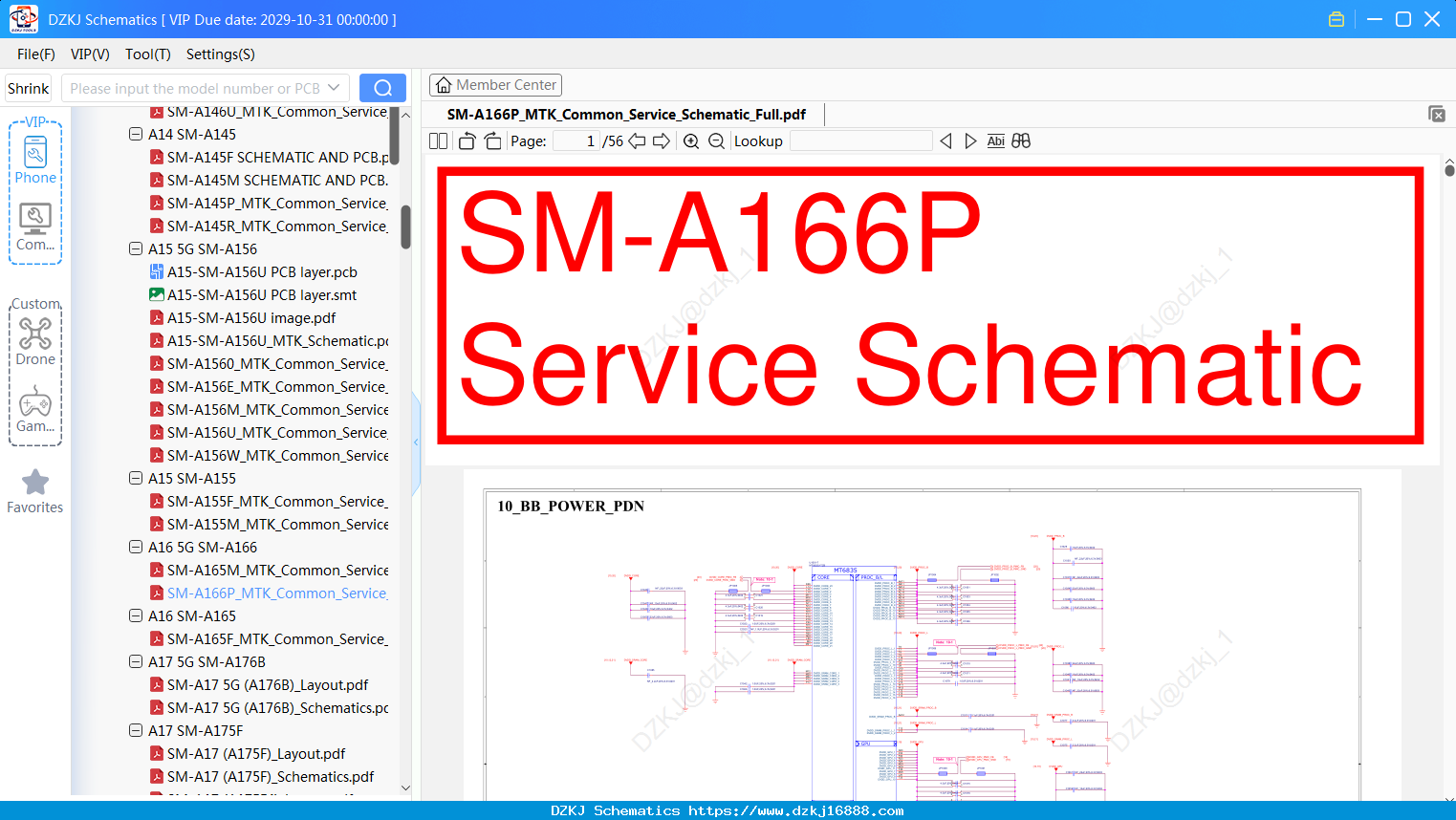 Samsung SM-A166P_MTK_Common_Service_Schematic_Full